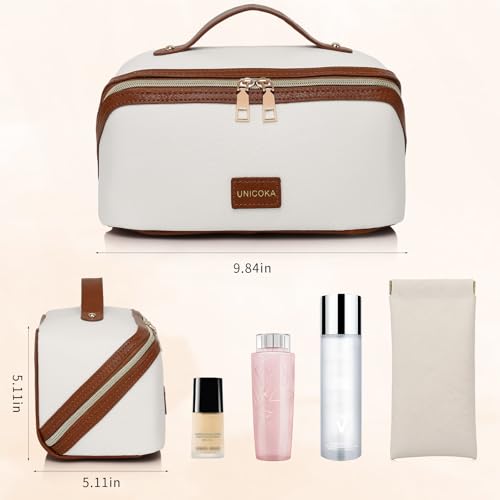 Bolsa de cosméticos de viaje para mujer, organizador de maqu