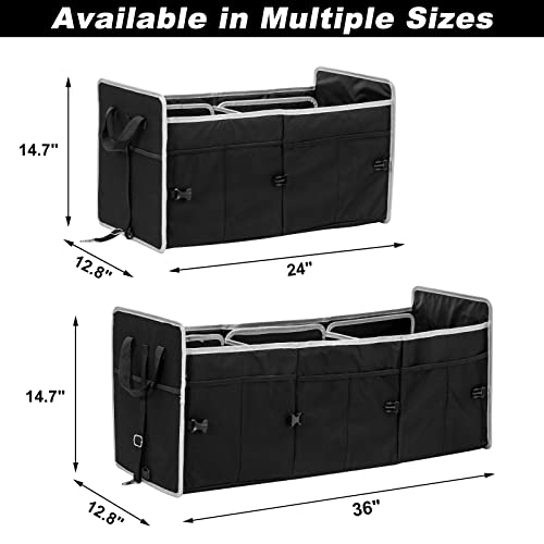 Organizador plegable para maletero, 102L, gran capacidad, al