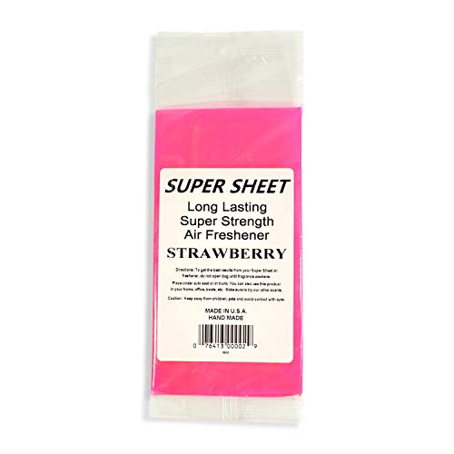 Super Sheet - Ambientador pequeño (7.5 x 3.75 pulgadas) para