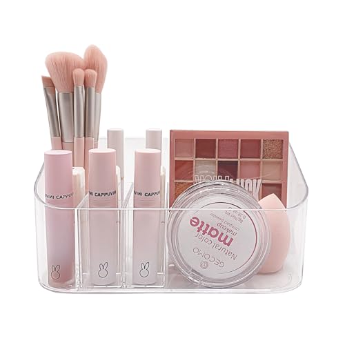 SUNFICON Bandeja de maquillaje, organizador de cosméticos, v