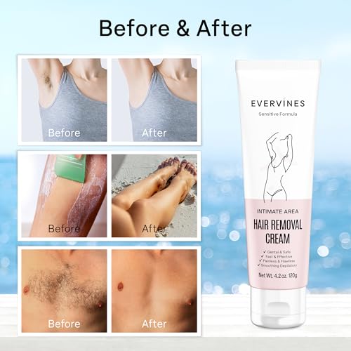 Crema depilatoria para mujeres: Bikini Pubic & Áreas íntimas