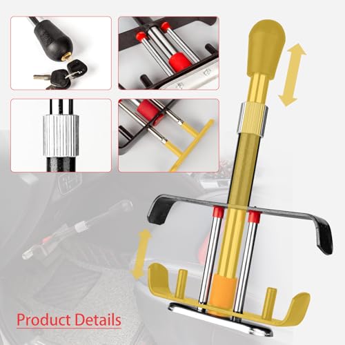 Cerradura de pedal de embrague de freno automotriz, disposit