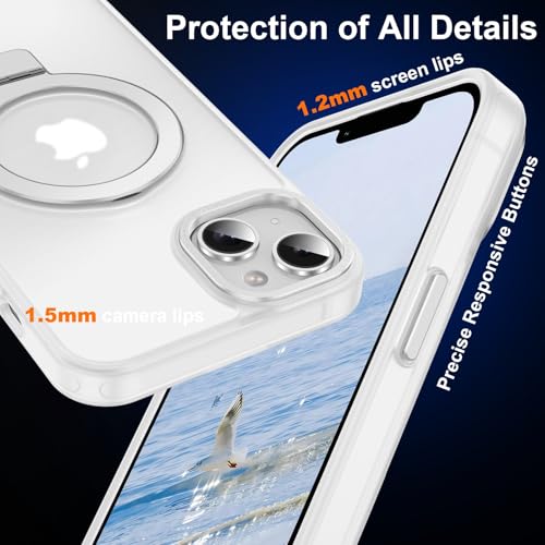 ZHK Funda magnética compatible con iPhone 14 con soporte de