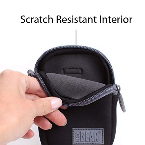 USA GEAR Funda pequeña para cámaras digitales compactas, com