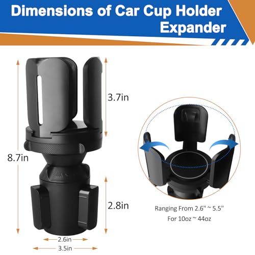 Expansor de portavasos para automóvil, expansor de soporte d