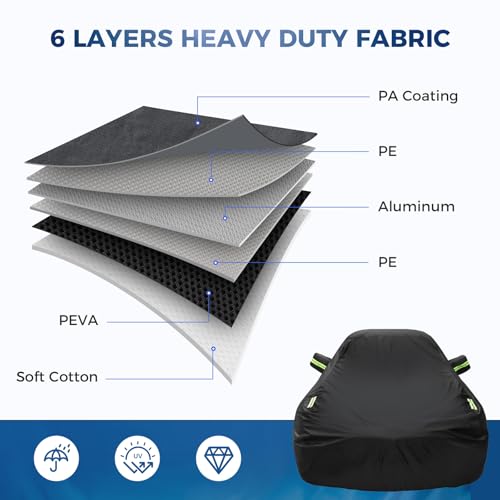 Funda impermeable para automóvil SUV, para todo tipo de clim