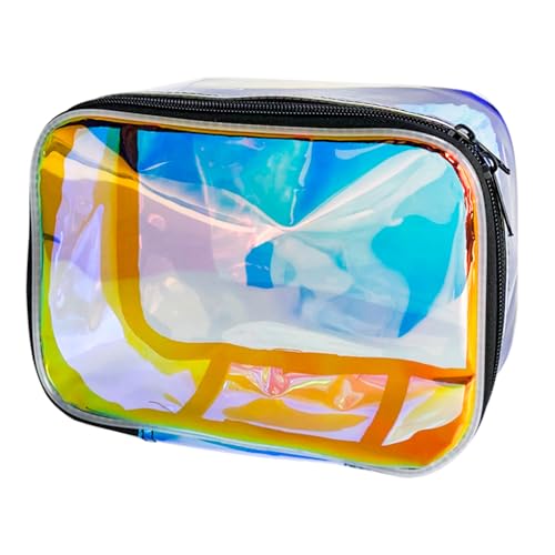 Bolsas de maquillaje holográficas a granel, bolsa de almacen
