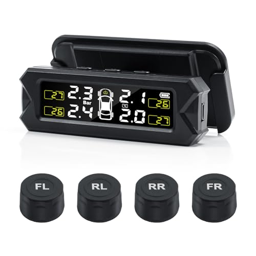 TPMS Sistema de monitoreo de presión de neumáticos solar ina