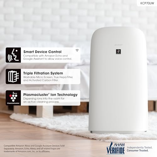 SHARP Purificador y humidificador de aire inteligente compat