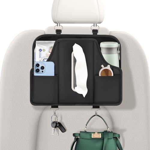 Soporte para pañuelos de automóvil, organizador de asiento t