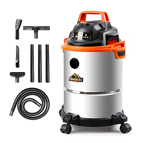 Armor All VO408S 0901 - Aspiradora de acero inoxidable húmed