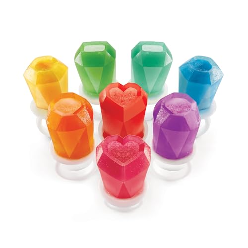 ZOKU Moldes para anillos – 8 moldes de silicona para paletas