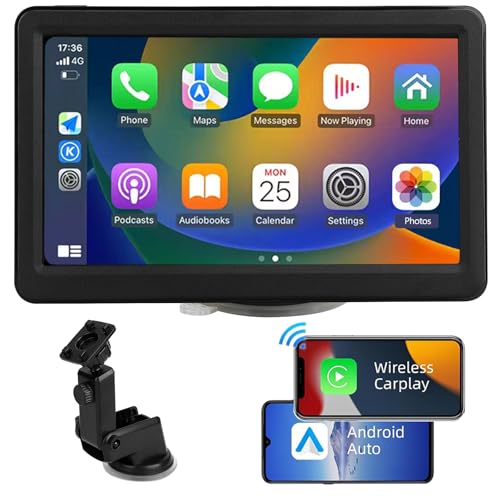 Pantalla portátil de Apple Carplay de 7 pulgadas para coche