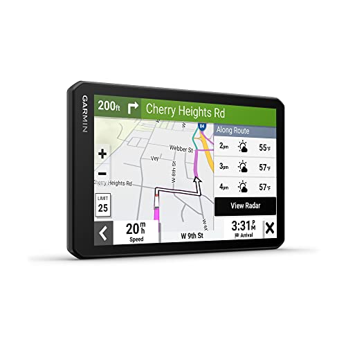Garmin dēzl™ OTR710, navegador GPS grande y fácil de leer pa