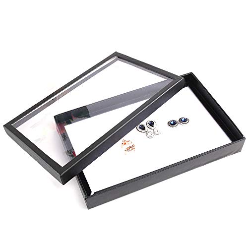 ZLY Bandeja de exhibición de anillos de joyería Caja de alma