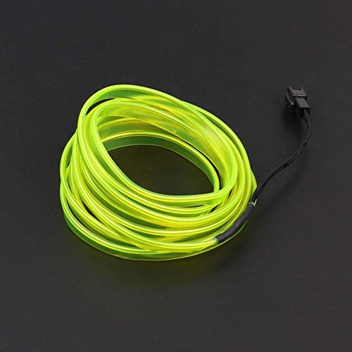 San Jison El Wire - Tira de luces LED flexible de 16 pies, l