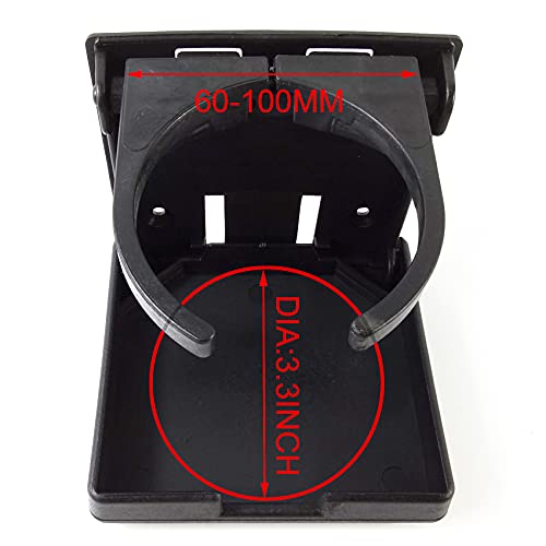 TIHOOD 4 soportes plegables ajustables para bebidas, portava