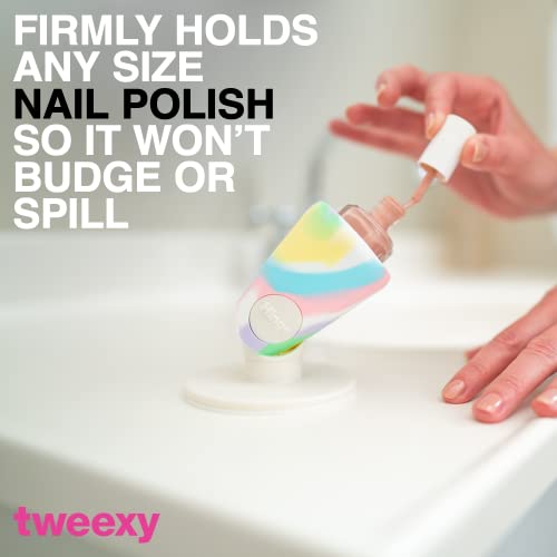 tweexy Hinge Untippable Nail Polish Bottle Holder | Anti-Spi
