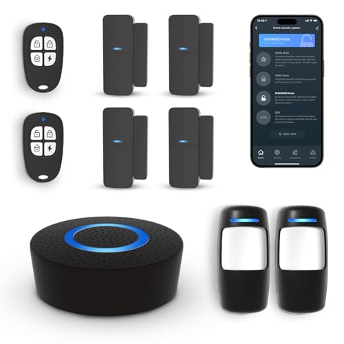 Sistema de alarma inalámbrico para el hogar, kit de 9 piezas
