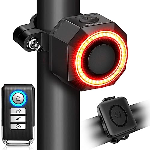 WSDCAM Luz trasera inteligente con alarma de bocina, encendi