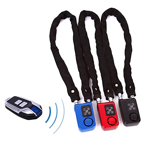 Cerradura de bicicleta con control remoto, alarma de vibraci