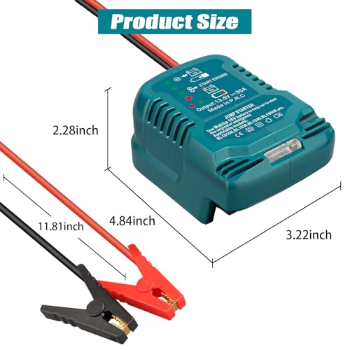 Adaptador de puente con adaptador para batería Makita de 18