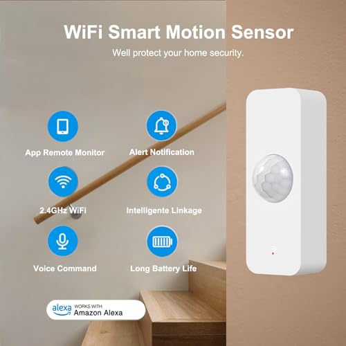 Sensor de movimiento WiFi, detector de movimiento inteligent