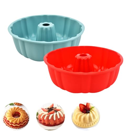 Moldes de silicona para tartas, molde para pasteles de 10 pu