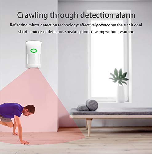 Sensor de movimiento inteligente inalámbrico: alerta de dete