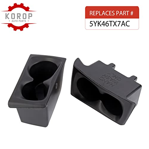 KOROP - Portavasos para puerta de automóvil (1 par) se adapt