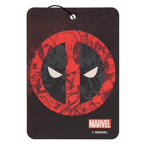 Plasticolor 005632R01 Marvel Deadpool Ambientador de 2 lados