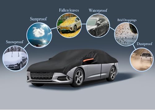 Half Car Cover for Snow and Ice - Windshield and Sunroof Pro