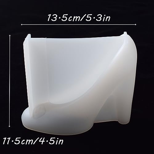 Molde de silicona para zapatos de tacón alto, chocolate, vel