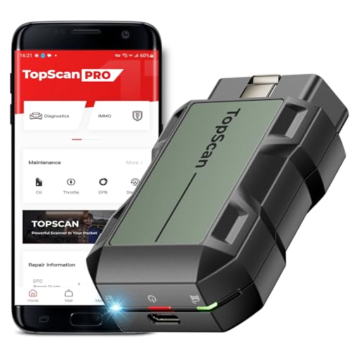 TOPDON TopScan Pro, escáner OBD2 Bluetooth para iOS y Androi