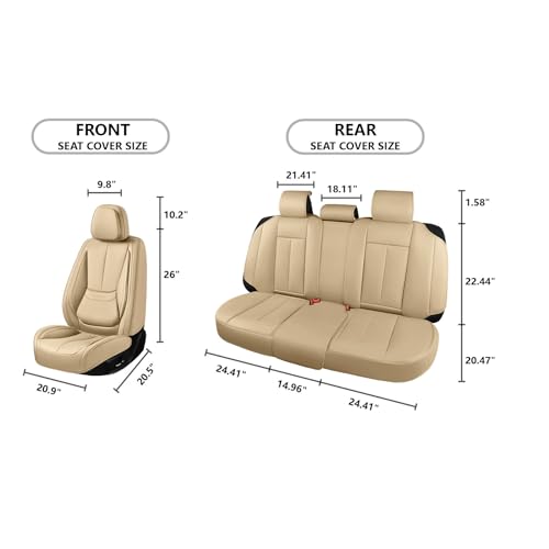 Juego completo de fundas de asiento de automóvil, funda de c