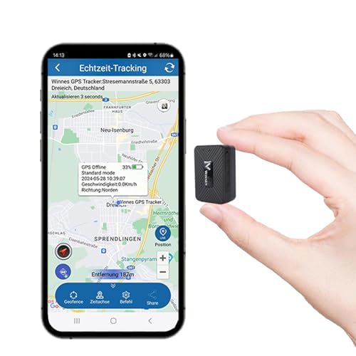 Zeerkeer Mini rastreador GPS para vehículos oculto, magnétic