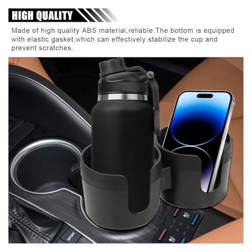 Extensor de portavasos doble para automóvil, adaptador de po