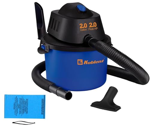 Koblenz WD-2L - Aspiradora portátil en seco y húmedo, 2 galo