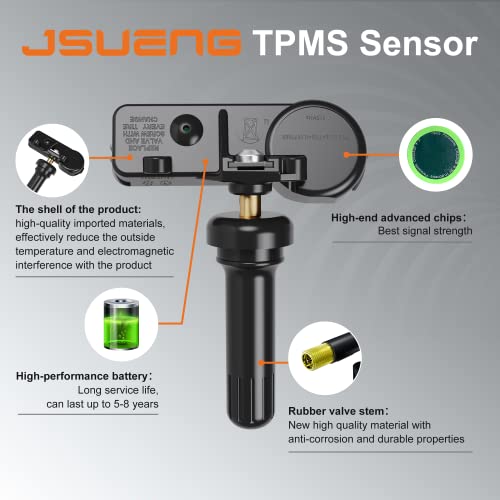 Sensores de presión de neumáticos Jsueng DE8T-1A180-AA 9L3Z-