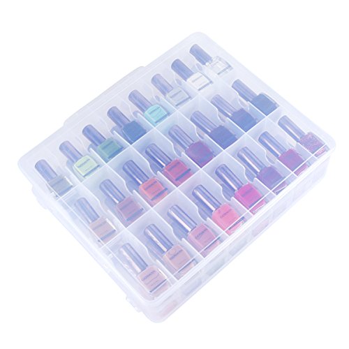 Kissbuty Organizador universal de esmalte de uñas para 48 bo