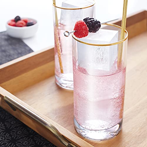 ZOKU Bandejas para cubitos de hielo jumbo, juego de 2, molde