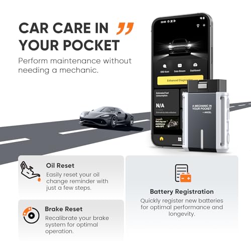 Ancel Escáner Echo OBD2 Bluetooth - Lector de código para to