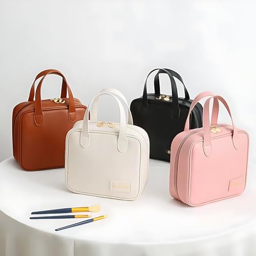Bolsa de maquillaje de viaje, bolsa de cosméticos de amplia