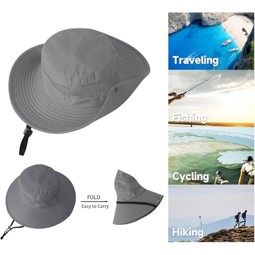 ZOORON Sun Hats for Men Women Fishing Hat UPF 50+ Breathable