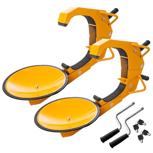 Cerradura antirrobo universal para rueda de remolque, 2 unid