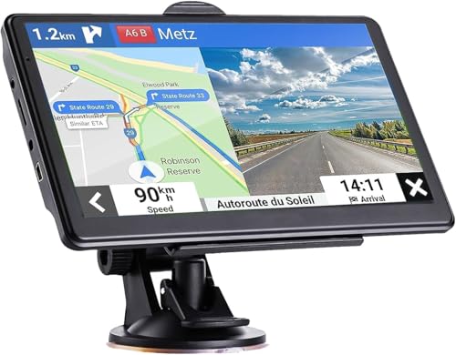 Navegación GPS para automóvil (7 pulgadas), pantalla táctil