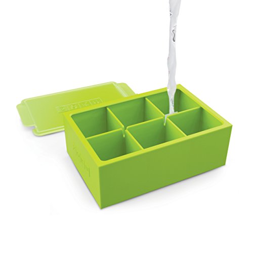 ZOKU Bandejas para cubitos de hielo jumbo, juego de 2, molde