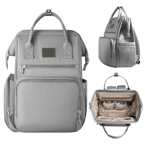 BN Bolsa de pañales, bolsa de bebé para mamá, mochila para pañales par