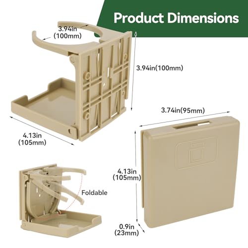 2 portavasos plegables ajustables para botellas de agua, se