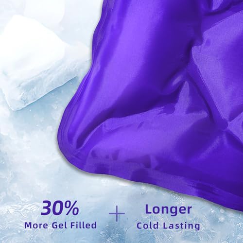 ZNÖCUETÖD Paquete de 2 bolsas de hielo de rodilla mejoradas